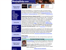 Tablet Screenshot of boxinghelp.com